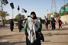 عاشقان حسین(ع) در پیاده‌روی اربعین حسینی