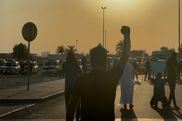سرکوب تظاهرات مردم بحرین علیه سفر وزیر صهیونیست