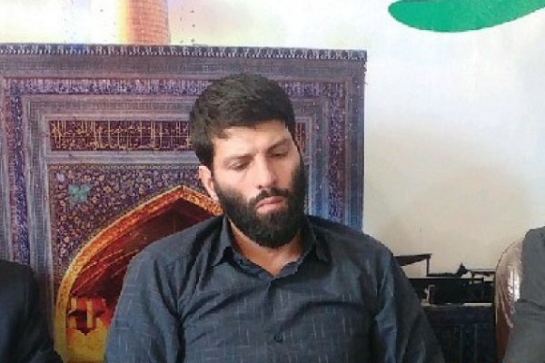 رضا مرتضایی مسئول شبکه جوانان آستان قدس رضوی در همدان
