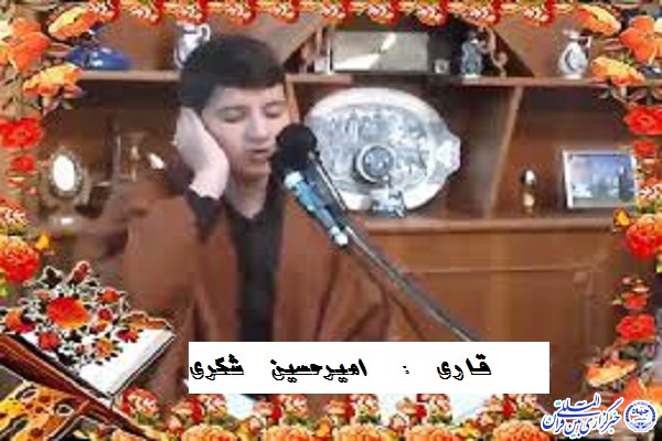 صوت | تلاوت آیاتی از قرآن توسط امیرحسین شکری