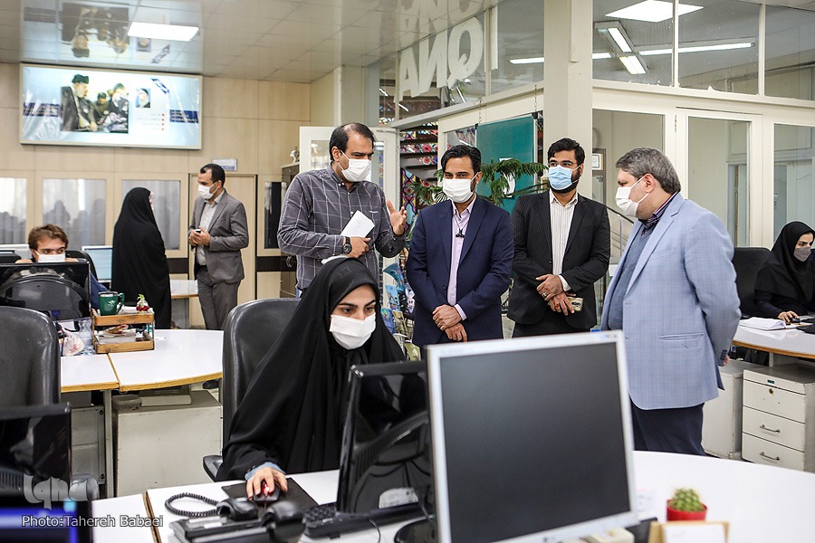 حضور رئیس سازمان بسیج رسانه در خبرگزاری ایکنا