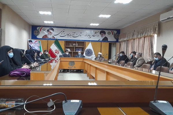 کامران جباری رئیس دانشگاه پیام نور آذربایجان غربی حسن لاهوتی پژهشگر قرآنی