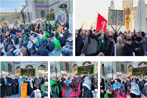 موکب اهالی کربلا در حرم امام رضا (ع) موکب اهالی کربلا در حرم امام رضا (ع)