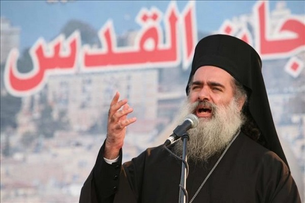 عطا الله حنان، اسقف اعظم فلسطین