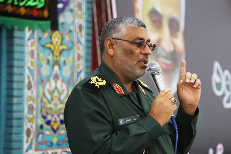 سردار غلامشاهی فرمانده منطقه یکم نیروی دریایی سپاه پاسداران انقلاب اسلامی