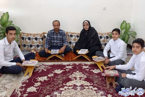 خانواده‌ای با رتبه‌های قرآنی