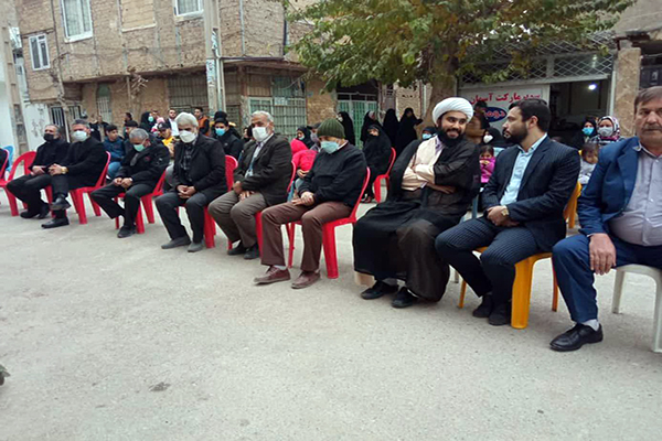 مراسم آبروی محله به یاد شهید حیدری در نصیرشهر رباط کریم برگزار شد + عکس