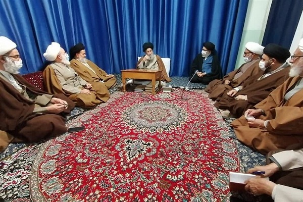 آیت&zwnj;الله علوی گرگانی در جمع اعضای هیئت رئیسه جامعه مدرسین