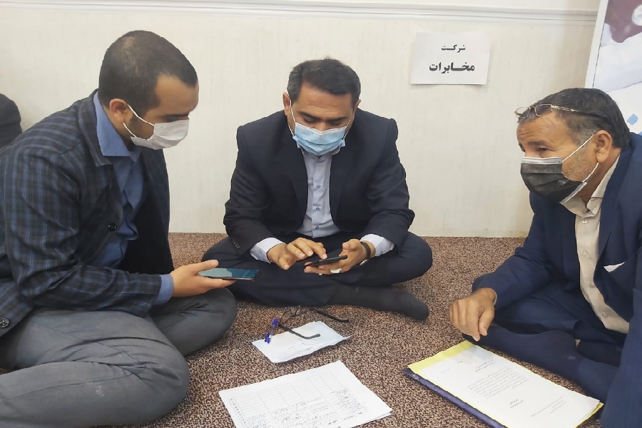 میز خدمت مخابرات خوزستان برپا شد