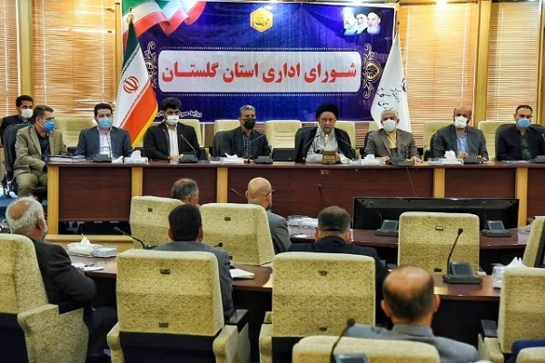 آیت الله نورمفیدی نماینده ولی فقیه در گلستان جلسه شورای اداری