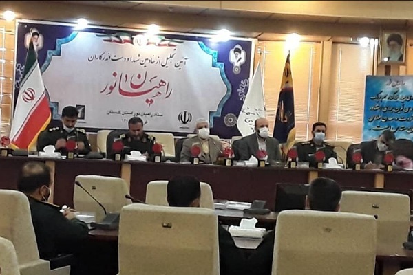 تجلیل از خادمین راهیان نور در استانداری گلستان