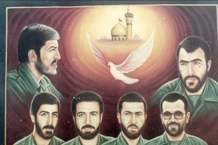 نقاشی تمثال 109 شهید توسط دانش&zwnj;آموزان البرزی