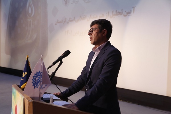 امین مرادی، رئیس حوزه هنری انقلاب اسلامی استان کردستا
