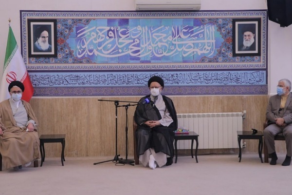 حجت الاسلام خطیب وزیر اطلاعات در دیدار با امام جمعه گرگان