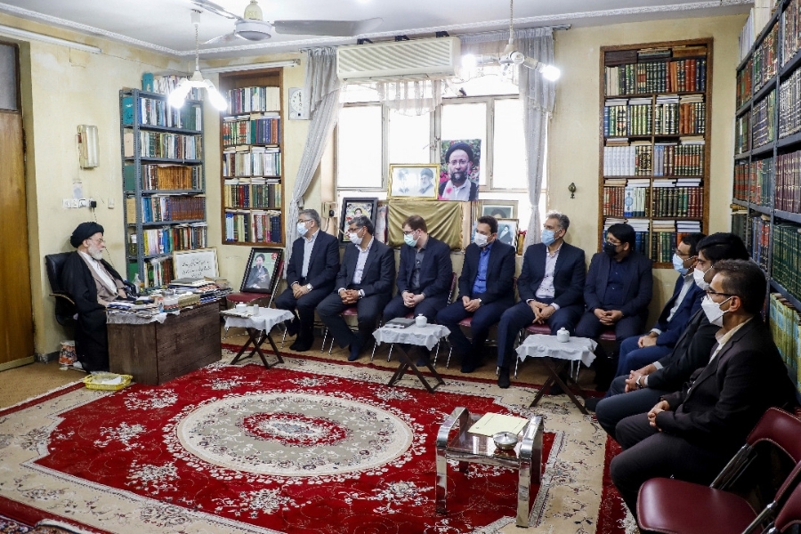 دیدار هیئت رئیسه جهاد دانشگاهی با آیت&zwnj;الله شفیعی