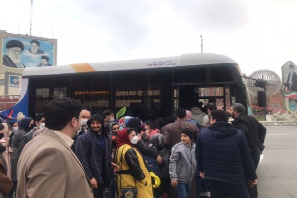  اتوبوس گردشگری روباز در ارومیه