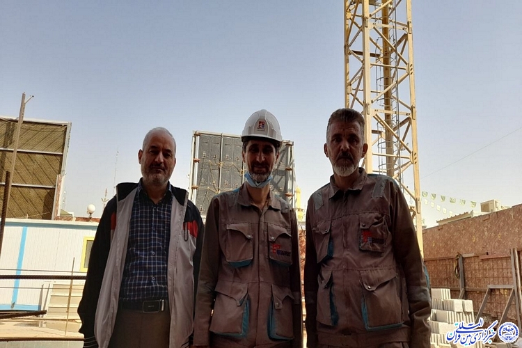 گفتگو با مهندسان ایرانی در کربلا/ پیشرفت 70 درصدی صحن عقیله بنی هاشم