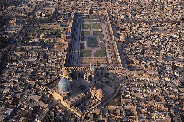 نمایی از بافت تاریخی اصفهان