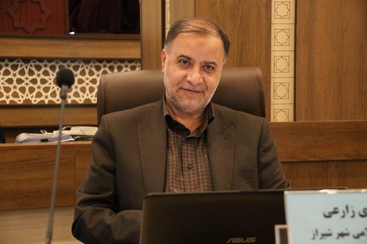 مسعود زارعی، رئیس کمیسیون سلامت، محیط زیست و خدمات شهری شورای اسلامی شهر شیراز