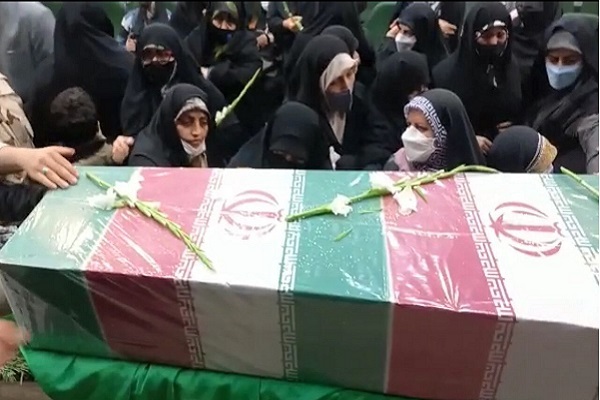 تشییع و تدفین پیکر شهید گمنام