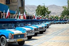 توزیع جهیزیه بین نوعروسان باشتی