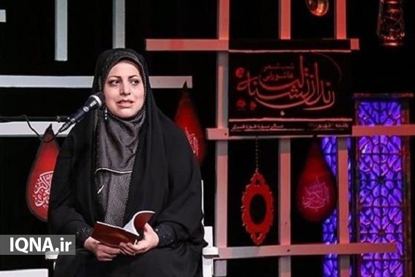 نغمه مستشار نظامی، شاعر آیینی و دبیر علمی کنگره ملی شعر و نوحه زلال قریحه