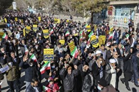 عکس | راهپیمایی مردم کرمان در پی هتاکی به مقدسات