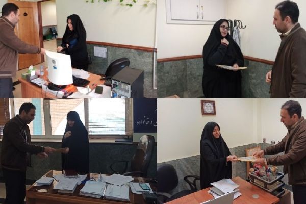 تجلیل از بانوان شاغل در استانداری قم به مناسبت گرامیداشت روز زن