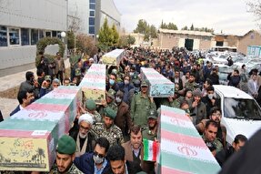 عکس | استقبال از 6 شهید گمنام در کرمان