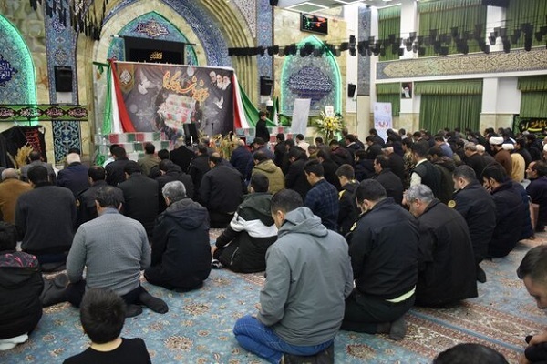 مراسم وداع با شهدای گمنام در سنندج