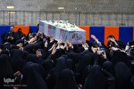 عکس | تدفین شهید گمنام در دانشکده شهید منتظری مشهد
