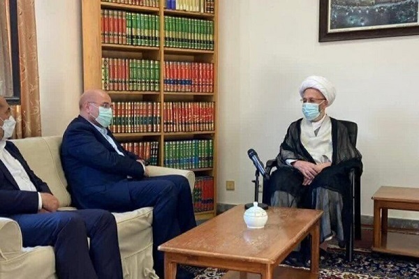 گزارش ایکنا از دیدار رئیس مجلس شورای اسلامی با چند تن از مراجع عظام تقلید