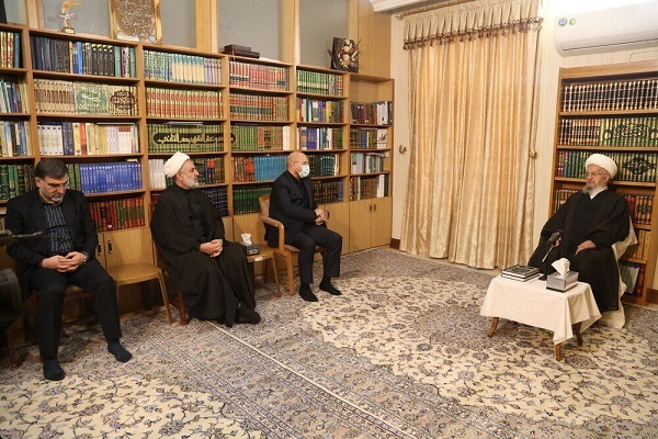 گزارش ایکنا از دیدار رئیس مجلس شورای اسلامی با چند تن از مراجع عظام تقلید گزارش ایکنا از دیدار رئیس مجلس شورای اسلامی با چند تن از مراجع عظام تقلید