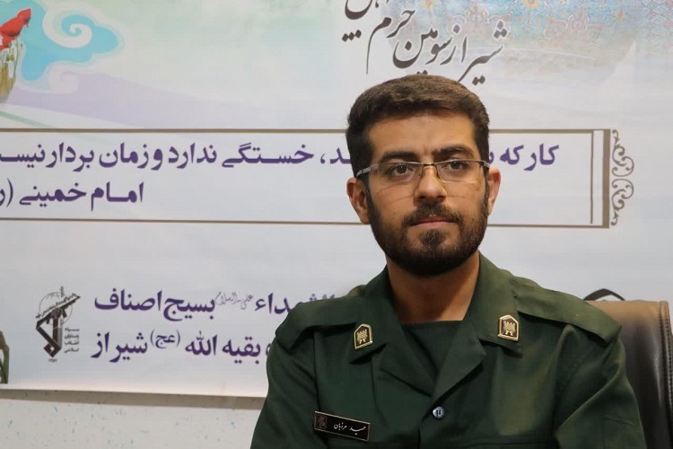 حمید مرزبان، معاون فرهنگی و فضای مجازی سپاه ناحیه بقیةالله(عج) شیراز