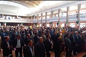 مراسم گرامیداشت حماسه ۹ دی در گلستان برگزار شد