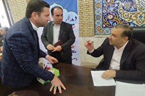 برپایی میز خدمت دستگاه‌های اجرایی در ایلام