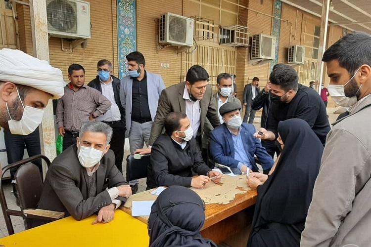 برپایی میز خدمت در مساجد البرز