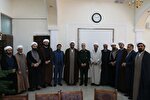دیدار جمعی از روحانیون کرمانشاه با فرمانده سپاه نبی‌اکرم(ص)