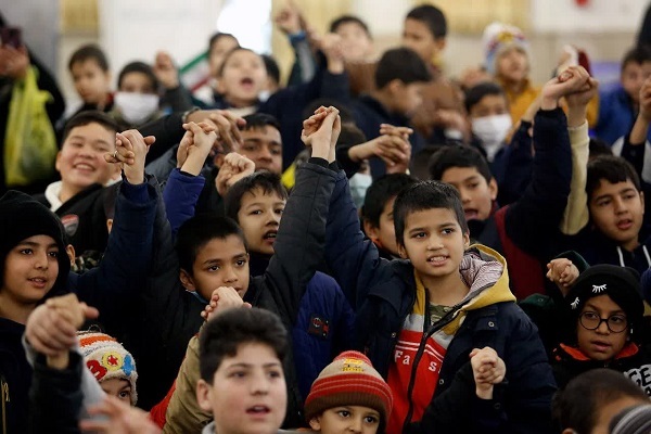 گردهمایی کودکان و نوجوانان پسر جهان اسلام برگزار ‎شد + تصاویر