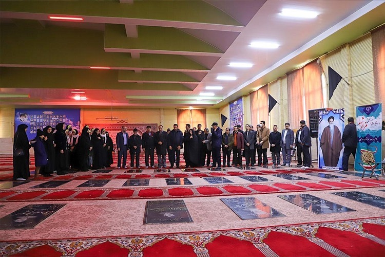 تجدید میثاق جهادگران دانشگاهی آذربایجان شرقی با آرمان‌های شهدا + عکس