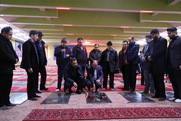 تجدید میثاق جهادگران دانشگاهی آذربایجان شرقی با آرمان‌های شهدا + عکس