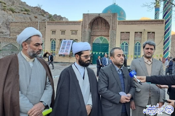 استاندار خراسان‌جنوبی در مراسم افتتاح ۴۶ زائرسرا در مزار امامزاده سید سلیمان علی(ع) خوسف