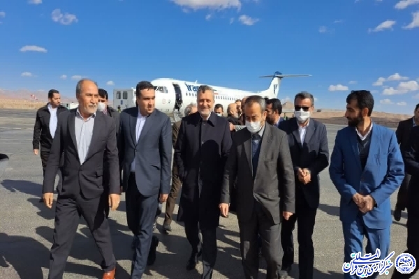 وزیر تعاون وارد خراسان‌جنوبی شد