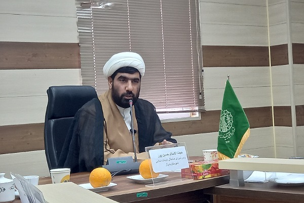 حجت الاسلام حسین پور رئیس تبلیغات اسلامی شهرستان بندرگز