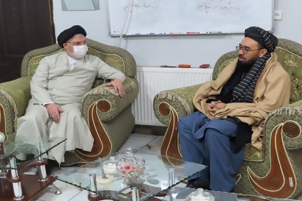 دیدار مدیر مدارس علمیه منطقه ورس افغانستان با نماینده جامعةالمصطفی