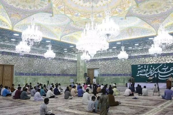 جشن میلاد حضرت علی اکبر(ع) در حرم حضرت معصومه(س) به زبان اردو