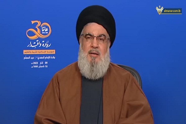 سیدحسن نصرالله: پیروزی‌های سریع ضد دشمن اسرائیلی به فضل مقاومت محقق شد