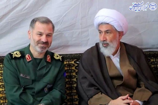 سردار سیاوش مسلمی و حجت‌الاسلام جعفر رعایتی