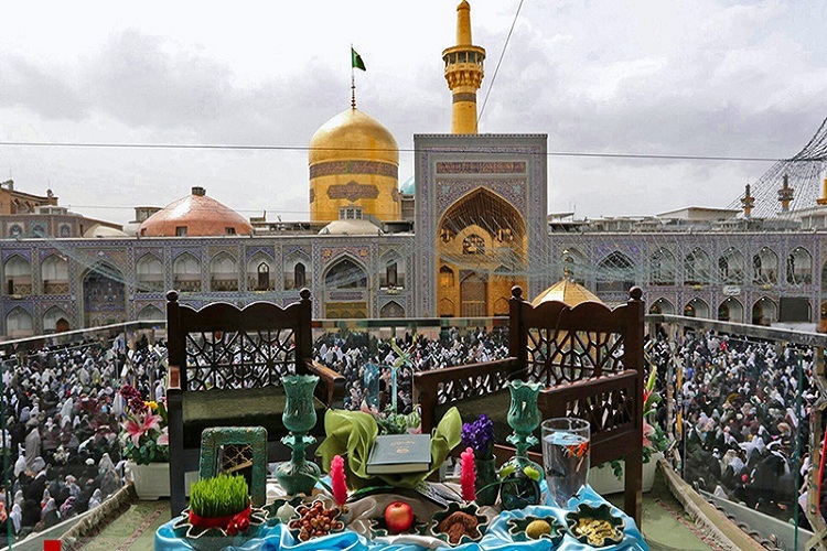 حرم مطهر رضوی تحویل سال