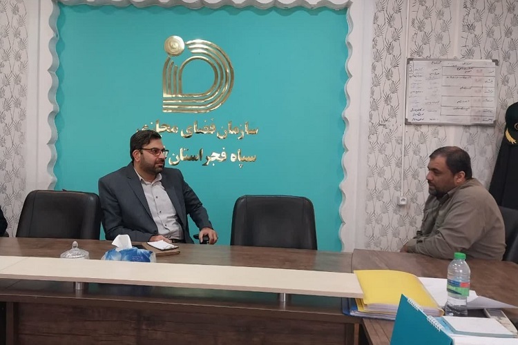 دیدار رئیس جهاددانشگاهی فارس با رئیس سازمان فضای مجازی سپاه فجر
